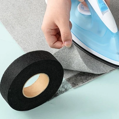 双面粘合衬布，带热熔胶，适用于服装、pa 胶衬布、织物胶带、DIY 缝纫配件