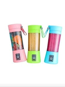 Mini liquidificador portátil com 6 lâminas, espremedor de frutas, espremedor elétrico tipo ciclone, versão mini de espremedor recarregável, adequado para cozinha, móveis, bebidas, presentes