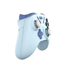 1入組藍色的①無線
②無鋼圈遊戲手柄帶支架適用於++ - 冰川藍 - 查看 6