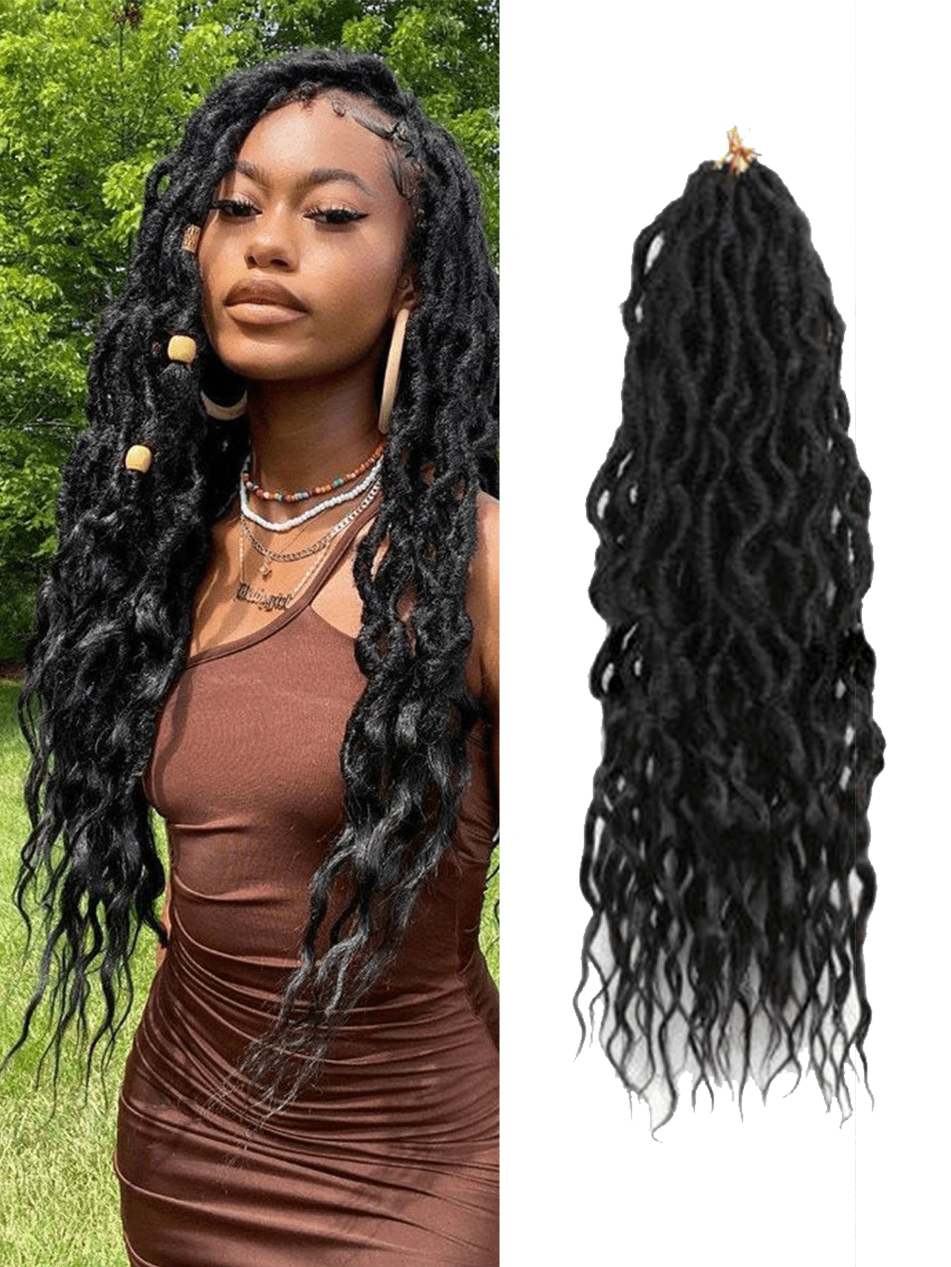 Bomb Crotchet Dreadlocks Fake Gogo Gray Honey Loca Lock Lulutress ...