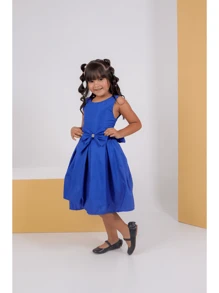 Young Girls Dresses - Xanh đậm - Xem 4