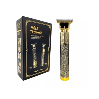 Maquina De Barbear Profissional Hair Trimmer/Hair Trimmer- Profissional T-BLADE- Maquininha de cabelo, ideal para pezinho e barba./ Máquina de Cortar Cabelo USB recarregável