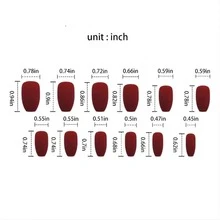 24入組時尚中長期圓形強力遮瑕黑色美甲套裝適用於派對,跳舞,日常穿著和女士們假期黑色幾何按壓指甲