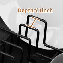 1pc Automatic Drain Bowl & Dish Drying Rack With Cutlery Box, Kitchen Organizer In Black