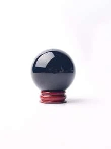 1 Pieza Esfera De Obsidiana Negra - bola de obsidiana - Ver 4