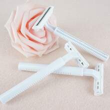 5 piezas desechable Cuchilla de afeitar con afeitado crema de viaje Afeitadora manual para hotel & baño - Multicolor - Ver 6