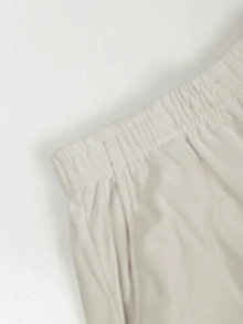 女性緞面休閒服套裝,套裝的2 - 米色 - 查看 7