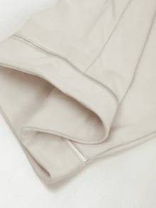 女性緞面休閒服套裝,套裝的2 - 米色 - 查看 8