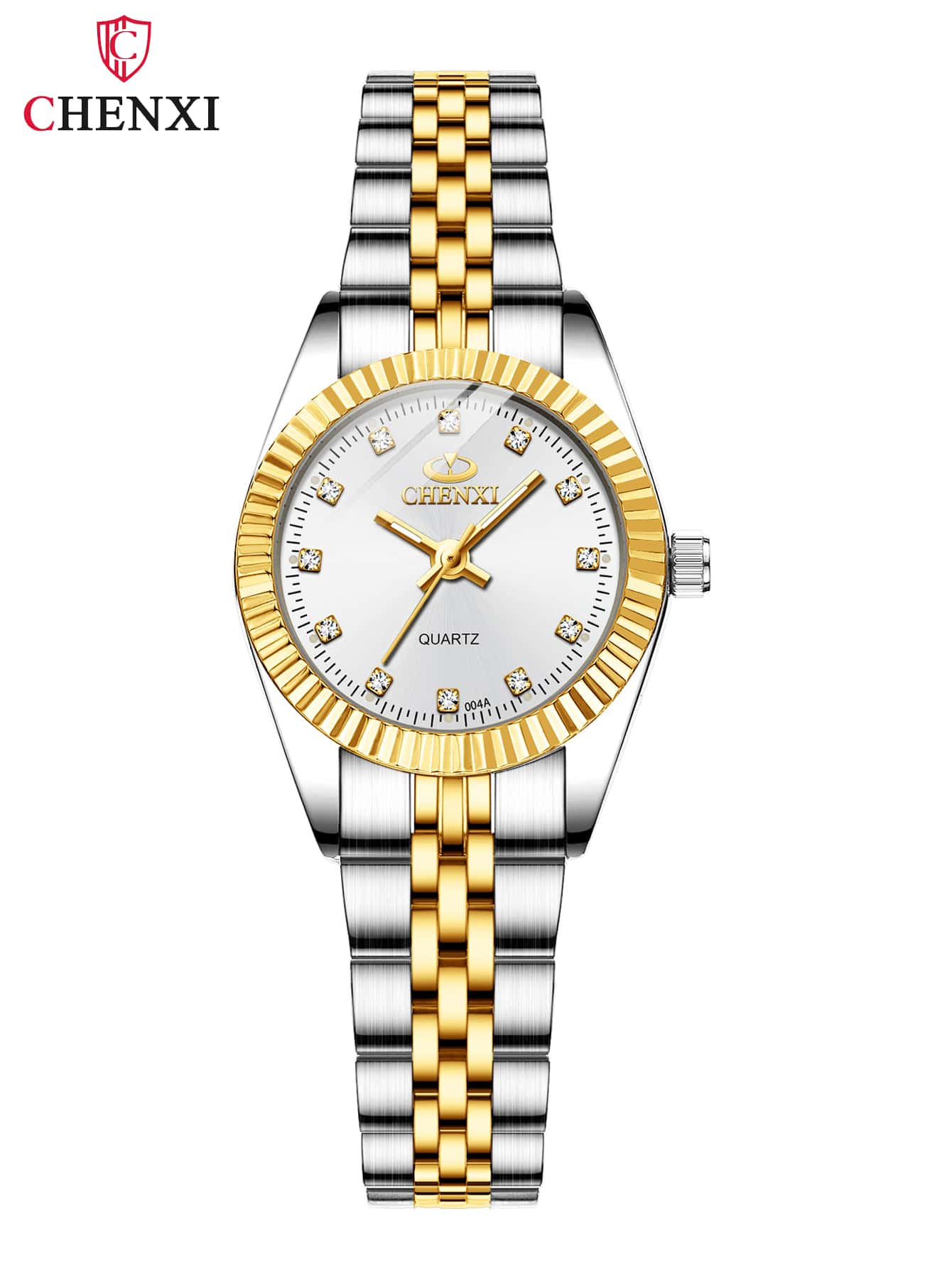 CHENXI Chenxi Simple & Luxurious Women's Watch With Rhinestone Decor Small Dial Holiday