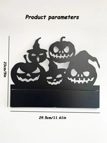 1pc Creative Pumpkin Light & Skull Candle Holder Decorative Ornament For Home Interior Decoration Best Gifts Birthday - F - View 2