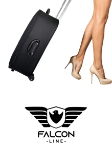 FALCON LINE Carry-Ons - 酒紅色 - 查看 5