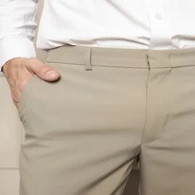 Men Suit Pants - be và nâu - Xem 2