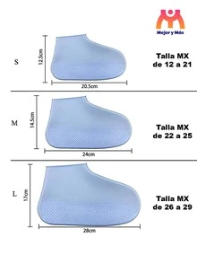 Cubre Zapatos Tenis Silicon Impermeable Bota Para Lluvia + ¡Regalo! - Rojo - Ver 8