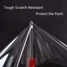 1入組10cm*300cm通用汽車前保險桿護板清晰防護膜 - 無色 - 查看 5