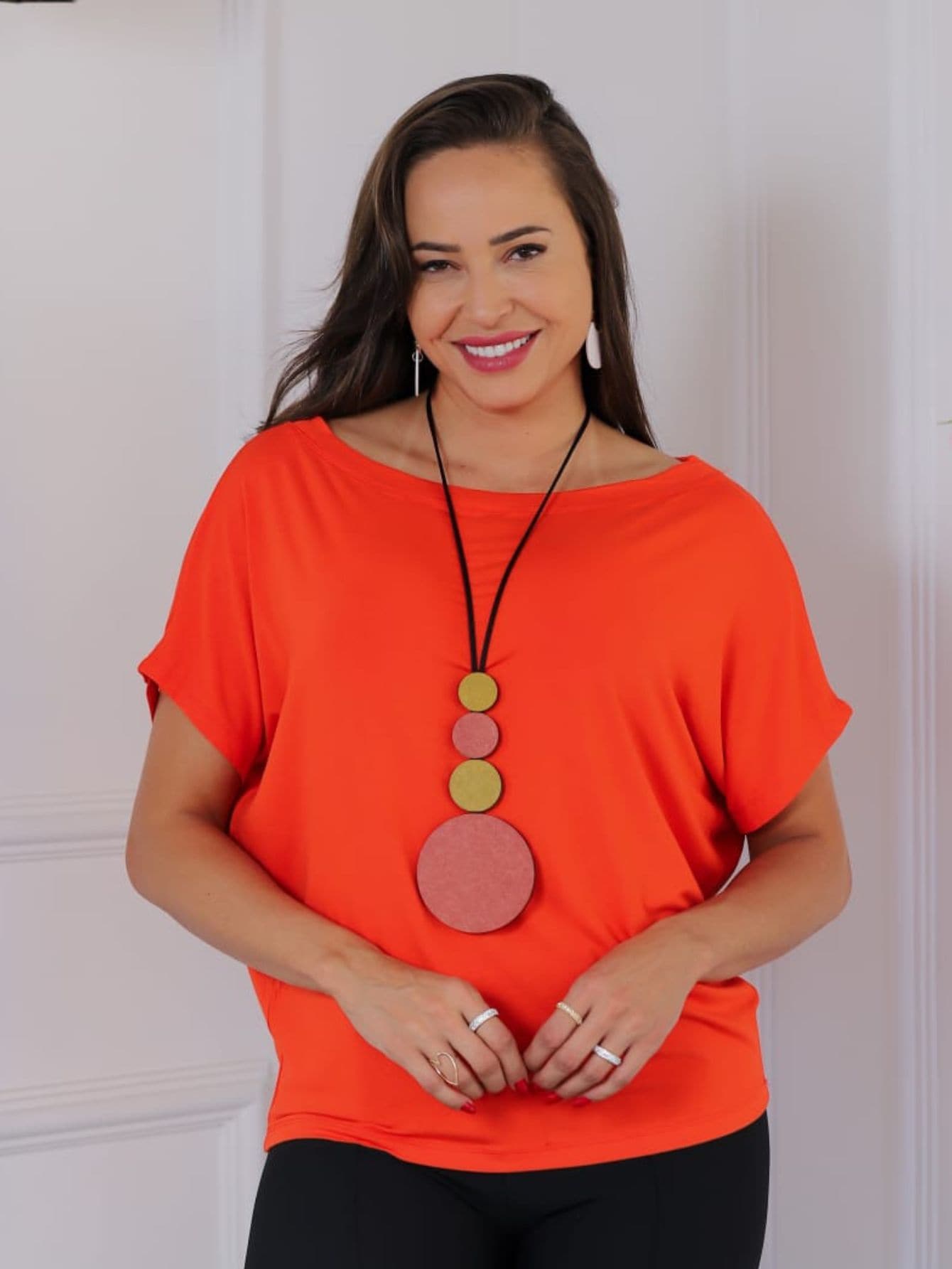 Women Tank Tops & Camis - 橘色 - 查看 1