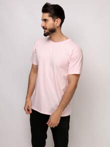 Men T-Shirts - 粉色 - 查看 2