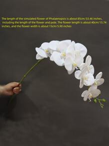 1pc Artificial Large Branch Orchid Plant For Home Decoration, Wedding, Party Celebration, Room Decor
