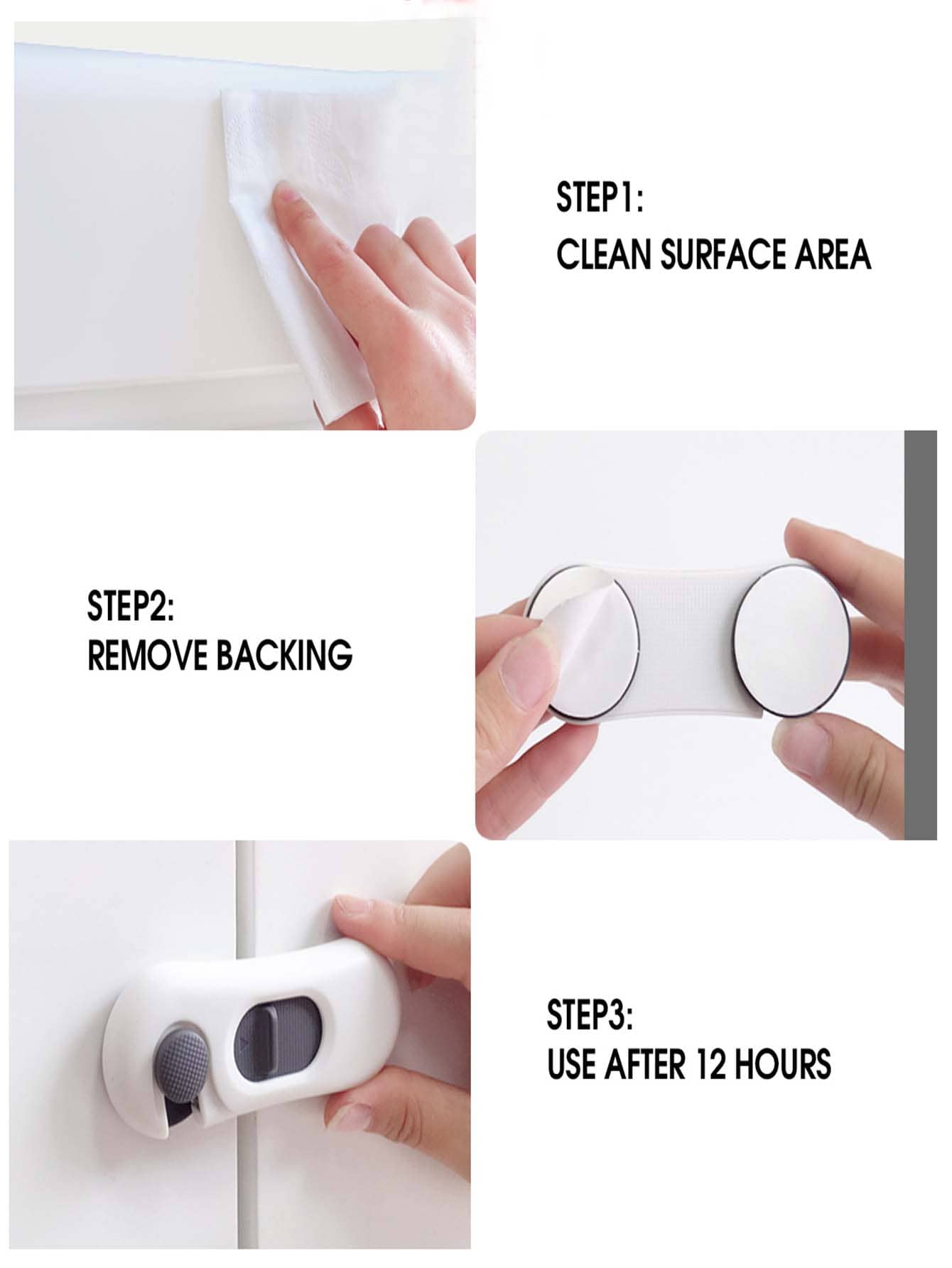 Child Safety Locks, Multipurpose Baby Proofing Lock With Easy