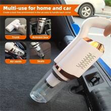 1入組無線吸塵器,3合1高吸力手持式吸塵器配延伸管,家居清潔工具,家用電器 - 白色 - 查看 4