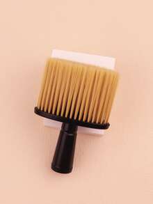 領理髮清潔刷柔軟的面部和頭髮灰塵清潔髮刷適用於家庭使用 - 黃色 - 查看 4