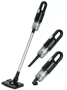 家用無線手持吸塵器便攜式迷你高功率清潔乾濕表面帶寵物毛髮清潔功能 - 黑色 - 查看 1