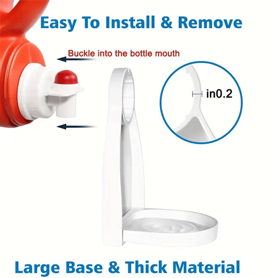 2pcs Foldable Laundry Detergent Cup Holder Prevents Leaks and Mess