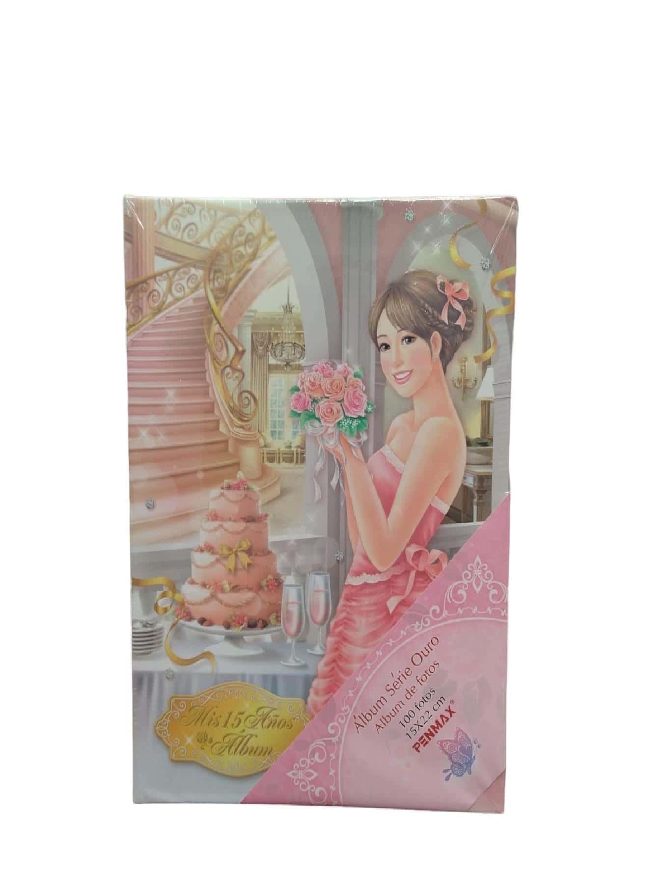 Beautiful XV YEARS Album And Diary With Space For 100 Photos And Have A Nice Memory - Coral Pink - View 1