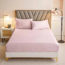 Conjunto De Ropa De Cama De Franela (incluye 2-3 Piezas) - Rosa - Ver 2
