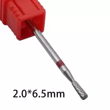 Mũi khoan móng tay bằng hợp kim cacbua phẳng, loại bỏ lớp biểu bì gel, có ren, chuyên nghiệp, dùng cho móng tay acrylic, móng gel, tiệm làm móng tại nhà và tự làm - Màu Tím - Xem 3