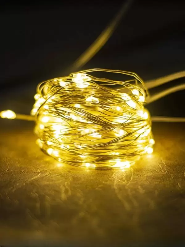 5米/50入防水led仙女燈電池操作銅線裝飾串燈-適用於花園、露台、家居、房間、臥室和客廳裝飾-完美的假日禮物!