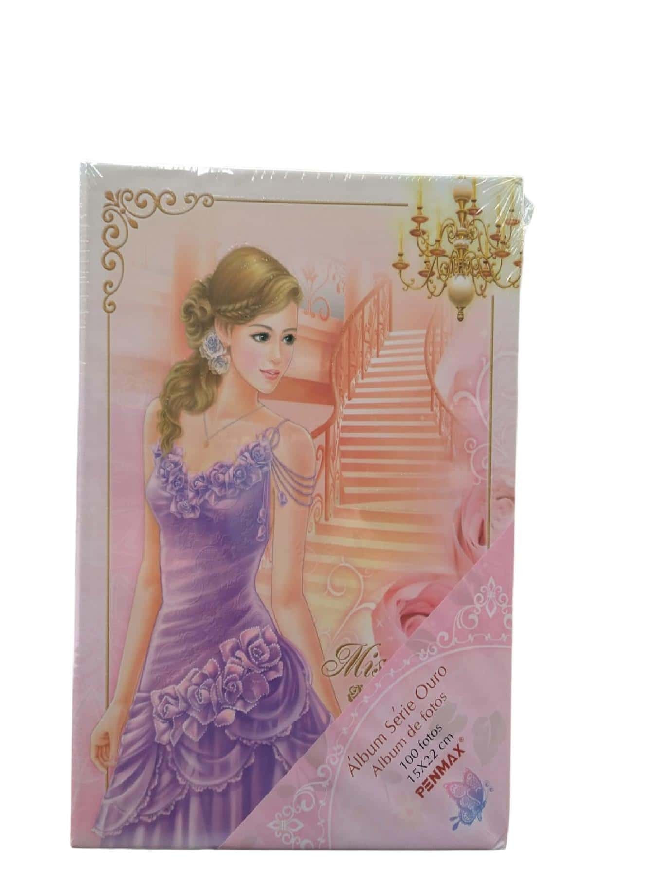 Beautiful XV YEARS Album And Diary With Space For 100 Photos And Have A Nice Memory - Purple - View 1