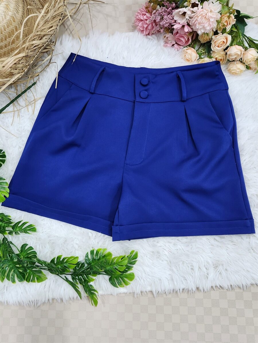 Women Shorts - 藍色 - 查看 1