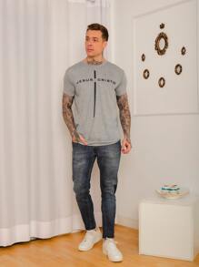 Men T-Shirts - Xám - Xem 4