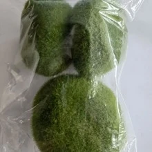 5 Piezas Personajes De Paisajes En Miniatura Con Similitud A La Hierba Verde Musgo, Jardín De Hadas Diy En Miniatura, Acuario, Miniaturas Para Decoración Exterior - 5*6 5 uds - Ver 7