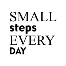 1 件“每天迈出一小步”励志墙贴、健身房墙贴（易于粘贴）、墙面装饰乙烯基艺术引言励志办公室学校教室车库体育锻炼健身跑步瑜伽运动篮球棒球积极海报家庭词语、贴纸、墙贴、家居装饰乙烯基贴花、春季装饰品让您的家焕然一新、Rama 装饰贴纸 - 黑色 - 查看 7