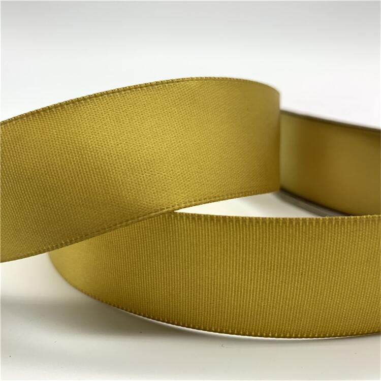 1 Pieza 5 Yardas Cinta De Poliéster Y Seda Para Manualidades, Decoración De Bodas Y Navidades, Envoltura De Regalos Con Lazos Y Tarjetas Diy (de 6 A 50 Mm) - Dorado - Ver 1