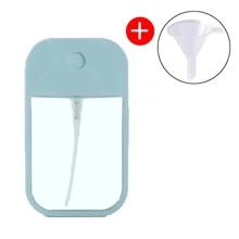 45ml Card-shaped Spray Bottle For Hand Sanitizer, Portable Perfume & Shower Gel Sprayer - Blue - View 2