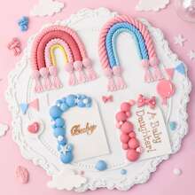 1入組烘焙工具用矽膠模具，用於翻糖、巧克力、糖果、糖工藝、蝴蝶結泡泡和半圓形蛋糕 - 淺灰色 - 查看 6