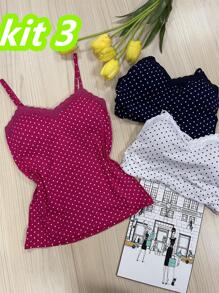 Women Tank Tops & Camis - Hot Pink - View 1
