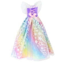 時尚玩偶洋裝超大裙擺婚禮派對半身裙公主衣服適用於玩偶配件11.5英寸女孩兒童玩具禮品(不包括玩偶)