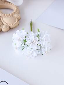 1 Bouquet (6 Heads) Artificial Carnation Flowers Bouquet MINI Letter DIY Wreath Material Candy Box Accessories Home Wedding Decoration Bride Wrist Flower Chest Flower Head Flower Material New Year Decoration Birthday Party Cake Accessories, Valentine Day, Gift Gifts Graduation