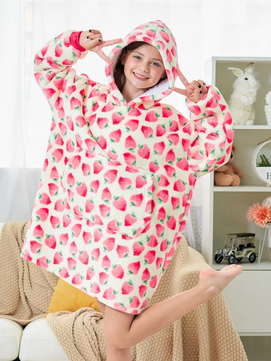 Cô gái Tween Dâu tây Theo chủ đề Đồ lót nhiệt , Đồ ngủ - Nhiều màu - Xem 1