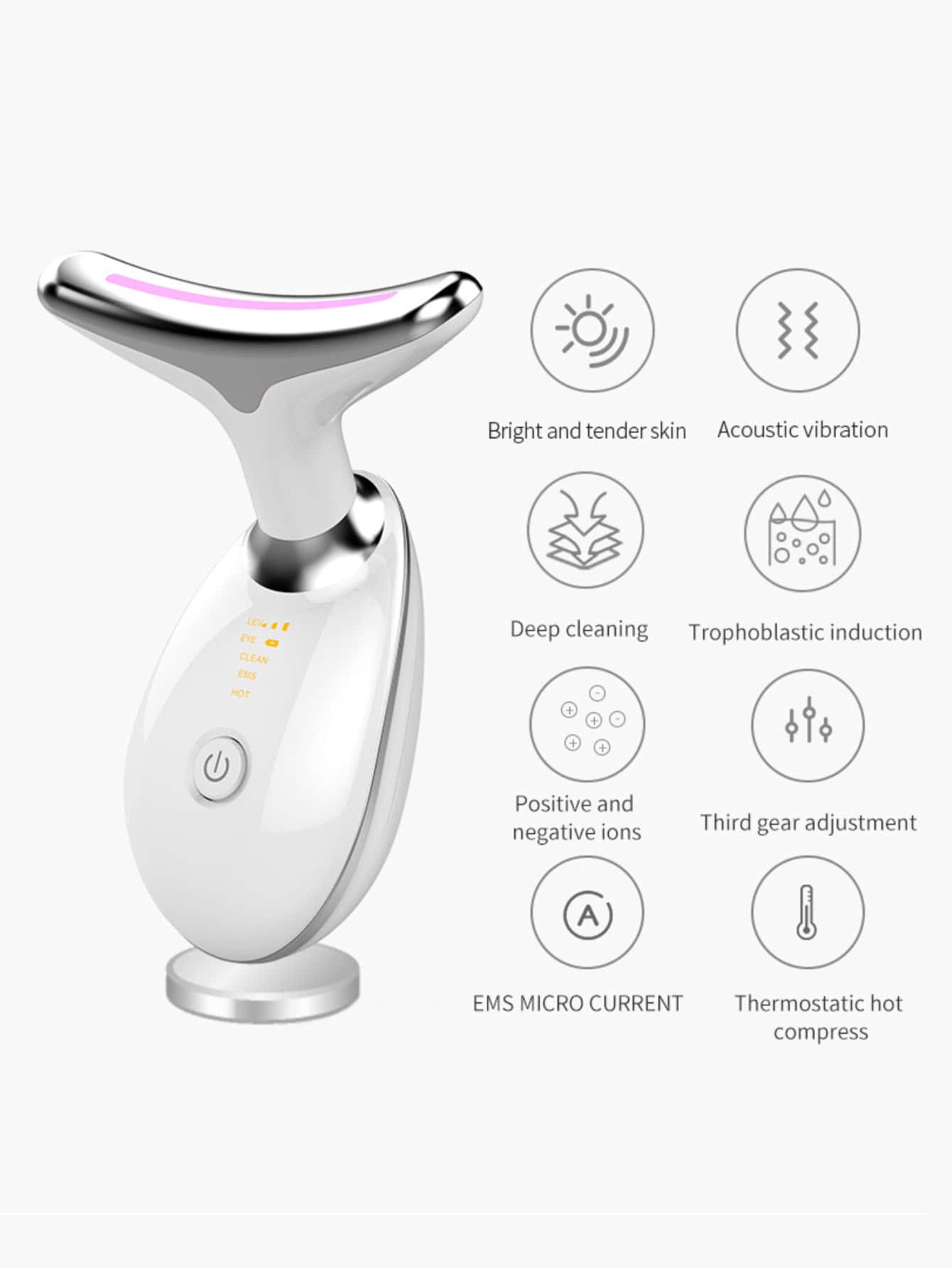 ES1081 Intense Pulsed Neck & Face Firming ToolRejuvenate Skin,Reduce