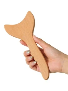 1 件 8.2 英寸小号木制刮痧工具专业淋巴引流工具木疗按摩工具适用于舒缓疼痛按摩家庭使用便携式塑身工具用于脱毛疗法、抗脂肪、刮痧、肌肉放松，适用于按摩面部、颈部、肩部、手臂、背部、腹部、腿部和足底穴位。、学校、返校、旅行、旅行必需品、家庭必需品、水疗、按摩工具、按摩、按摩器、水疗 - 杏色 - 查看 5