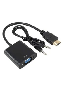 Cable Adaptador Convertidor  a VGA con Cable Jack 3.5mm