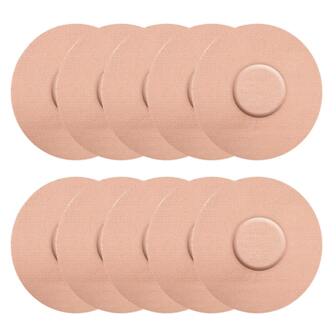 10 pezzi/20 pezzi/30 pezzi/40 pezzi/50 pezzi Cerotti adesivi impermeabili, coperture per sensori Freestyle Libre, toppe trasparente per CGM, nastro duraturo (sensori non inclusi)