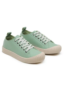 Women Casual Shoes - Màu xanh Ô liu - Xem 2