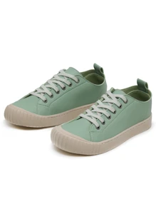 Women Casual Shoes - Màu xanh Ô liu - Xem 4