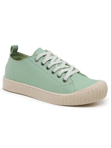 Women Casual Shoes - Màu xanh Ô liu - Xem 5