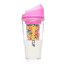 Crunch Cup XL Portable Cereal Cup (Pink) - Pink - View 2